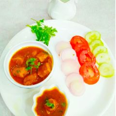 A picture of Besan ke sabzi.