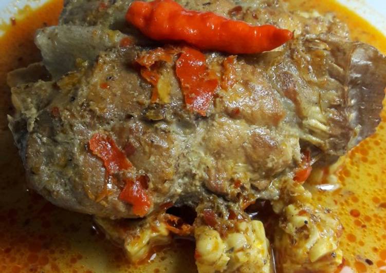 Resep Gulai ikan tongkol asap Lezat