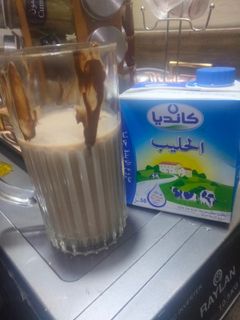 صورة لوصفة عصير موز بالحليب وشكولاطة