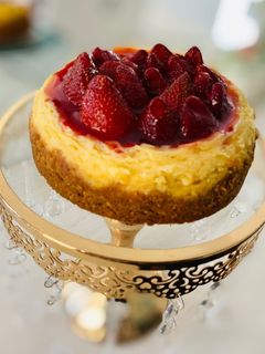 Una foto de New York cheesecake