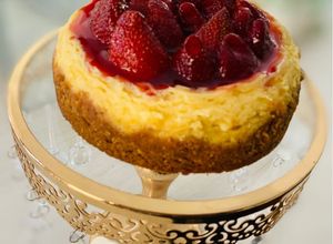 Una foto de New York cheesecake