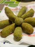 Cheesy Pea Croquettes