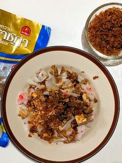 รูปของ ก๋วยเตี๋ยวหลอดทรงเครื่อง สูตรอาม่า