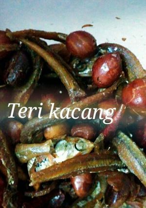 Foto resep Teri kacang kering simple