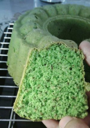 Foto resep Bolu Pandan Ampas Almond