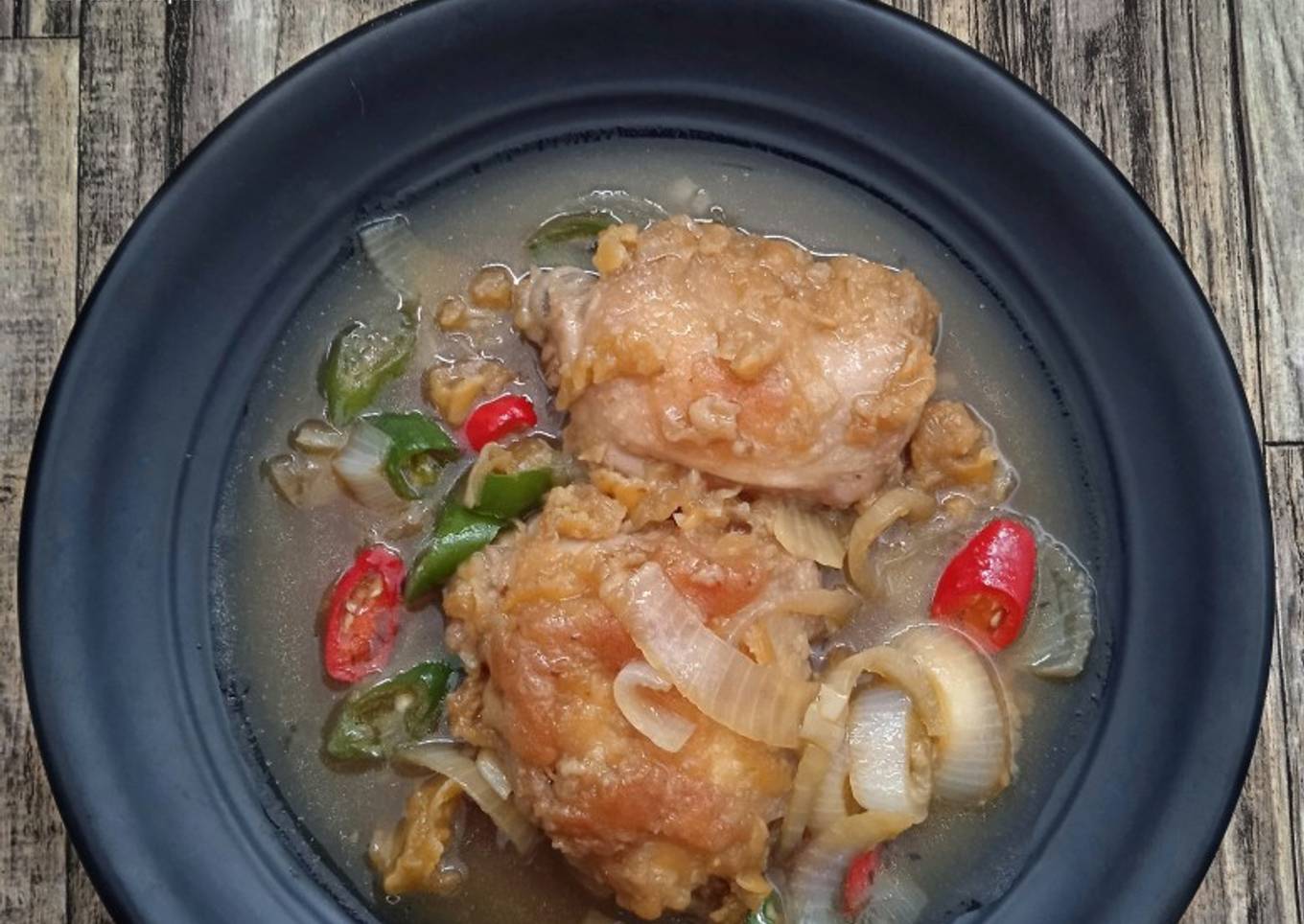 Ayam Kriuk Saus Tiram