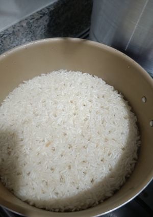 Una foto de Arroz blanco