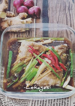 Foto resep Ikan Kerapu Steam Saos Hongkong