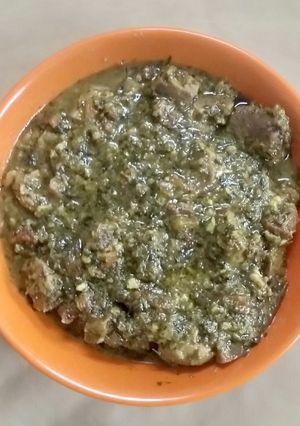A picture of Ghatte ki sabzi.