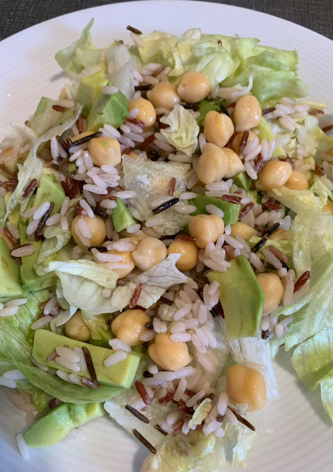 Una foto de Arroz blanco con verduritas
