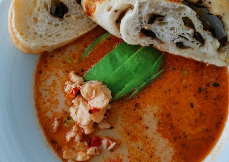 Easiest Way to Make Speedy Lobster bisque