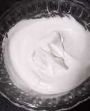 Claras a nieve (merengue)