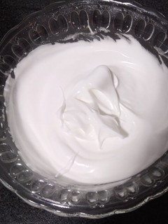 Una foto de Claras a nieve (merengue)