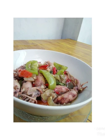 Cara Sederhana Membikin Resep  Cumi asin pedas asam manis yang Menggugah Selera, Menggugah Selera