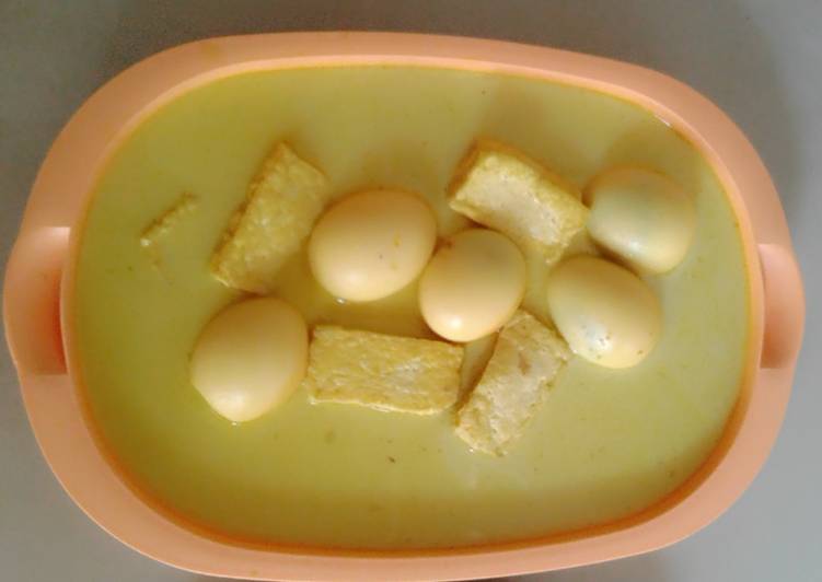 Langkah meracik Terik Tahu dan Telur Lezat