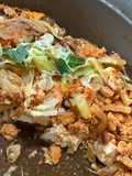 Ayam cincang tahu jamur shimeji
