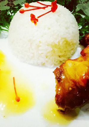 Hình của món Sườn nướng sốt chanh dây.