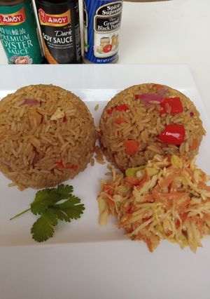 A picture of Oriental chinese fried rice recipe.
