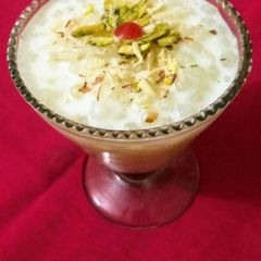 Sabudana kheer A picture of Sabudana kheer.