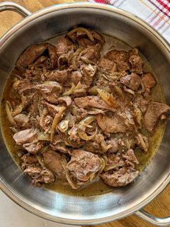 Hagymás máj (hóvégi ötlet) recept fotója