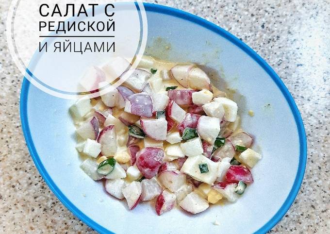 Салат из редиски и огурцов с маслом — рецепт с фото пошагово