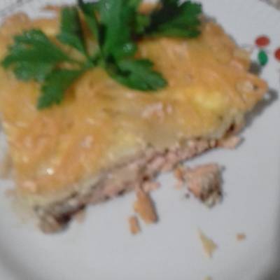 Горбуша под шубой в духовке рецепт фото пошагово и видео - 1000.menu