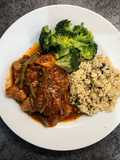 Moroccan spiced Chicken with Sumac and Date Couscous