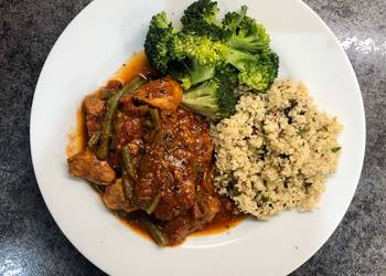 Easiest Way to Cook Appetizing Moroccan spiced Chicken with Sumac and Date Couscous