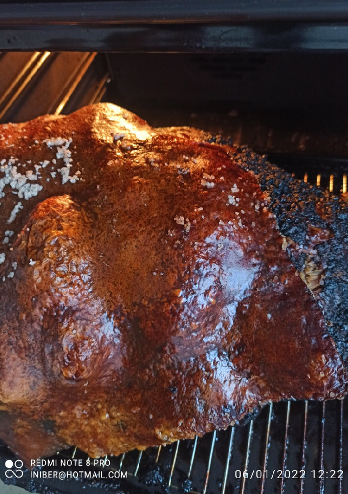 Una foto de Asado de jamón a la naranja