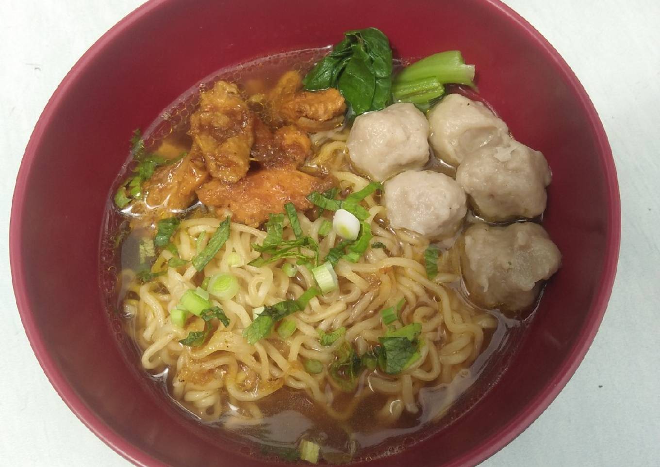 Mie ayam simpel