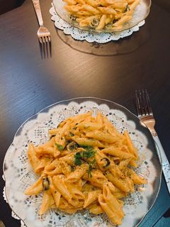 صورة لوصفة باستا 🍝 بطريقتي 💛