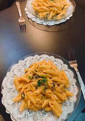 صورة لوصفة باستا 🍝 بطريقتي 💛