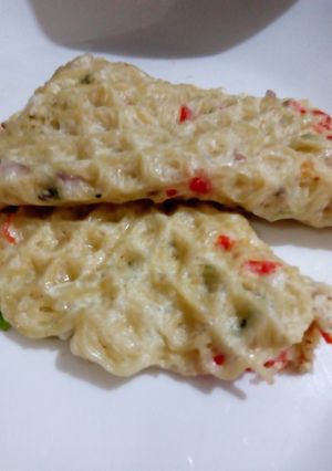 A picture of Waffle Noodles.