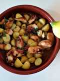 Patatinas con calamares