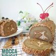 Mocca nougat roll cake