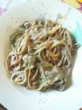 Pasta con salsa funghi / salsa de setas