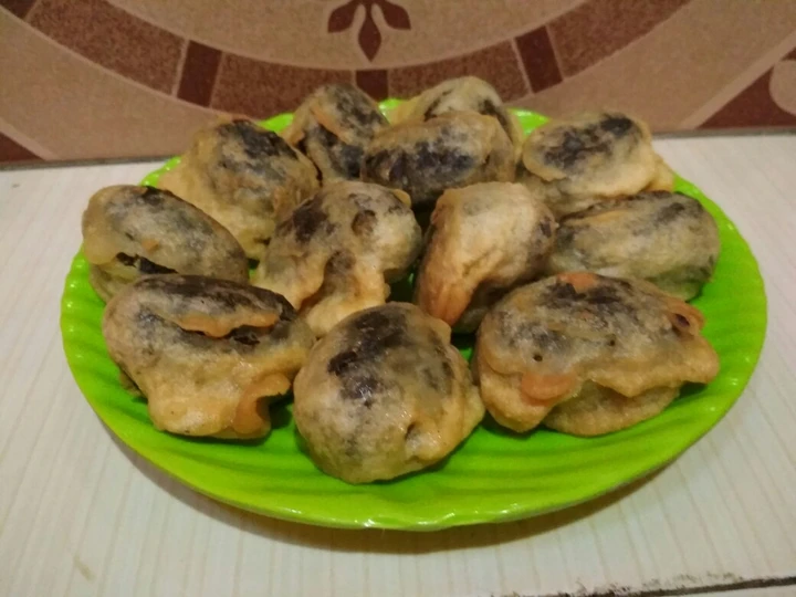 Langkah Gampang Membuat Resep Bakwan dong telo (Rolade daun singkong) yang Enak Banget Anti Ribet, Bikin Ngiler