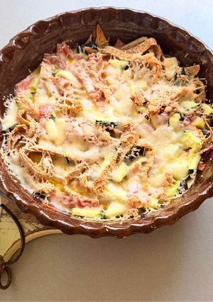 Tojásos tortilla cukkinivel recept fotója