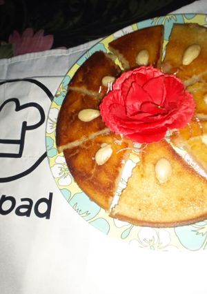 A picture of Turkish cake No egg no oil.