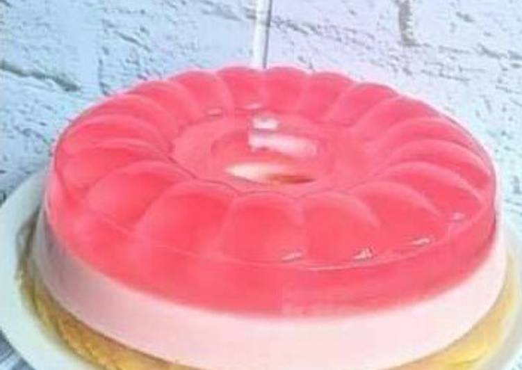 Bahan Jelly Susu Strawberry😋💪 | Cara Bikin Jelly Susu Strawberry😋💪 Yang Lezat