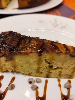 Una foto de Bizcocho de plátano limón y chocolate