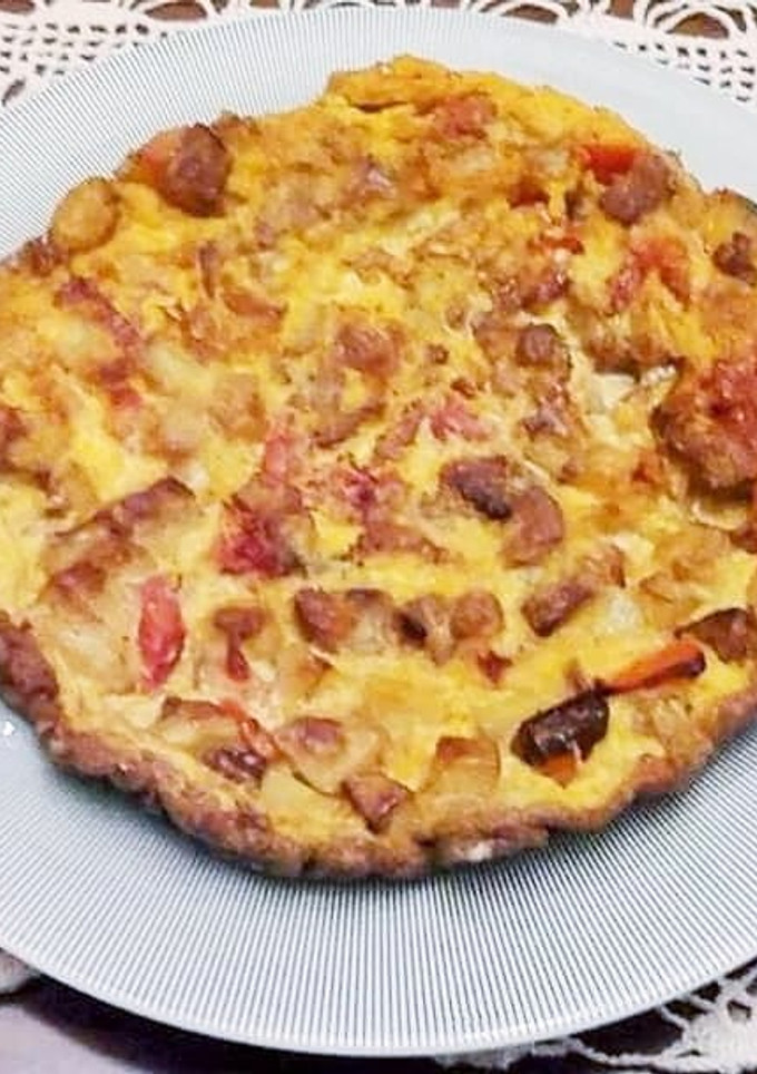 Una foto de Tortillas de papas y pimiento