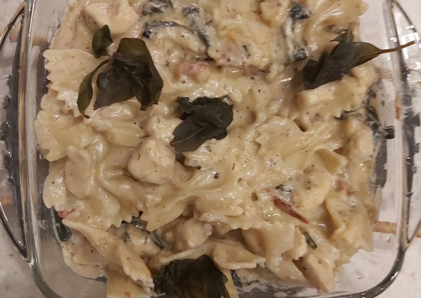 Creamy Chicken Tuscan Pasta