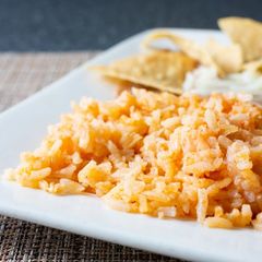 A picture of Mexican Rice.