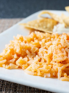A picture of Mexican Rice.