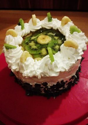 Gyümölcsös túrótorta recept fotója