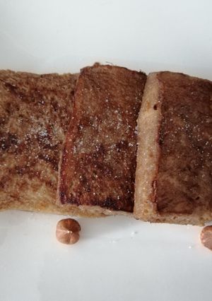 A picture of Chocolate Hazelnut Dairy-Free French Toast.