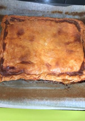A picture of Cecina and Goat Cheese Empanada.