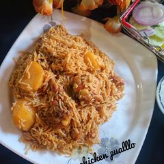 A picture of Chicken pullaooo.