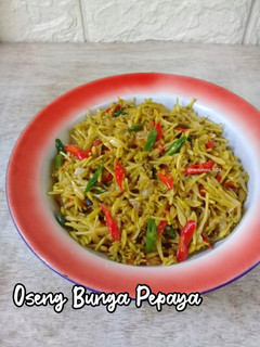 Foto resep Oseng Bunga Pepaya